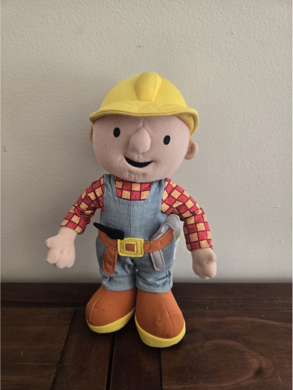 Bob the Builder 2001 10" Plush Doll Playskool Hasbro Stuffed Toy Vintage